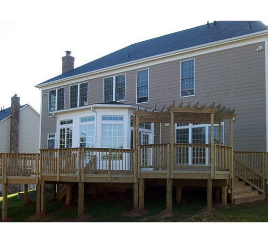Preserved Wood Pergola Kit - Image 1