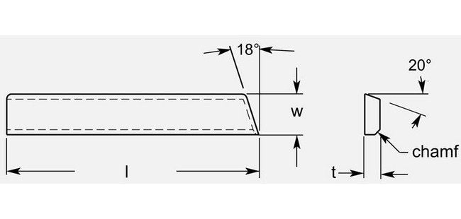 Industrial Grade Woodworking Debarker, 0.183 / 0.193 in Thickness - Image 1