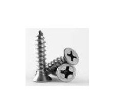 Stainless Steel Phillips Flat Head Self Tapping Screw, Type A, #6 x 1 inch - Image 1