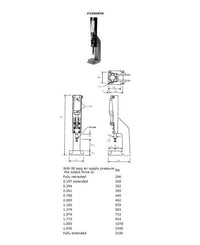 5500 lb Bench-Mounted Pneumatic Toggle Press