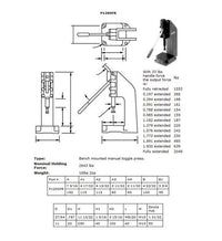 Bench Mounted Manual Toggle Press