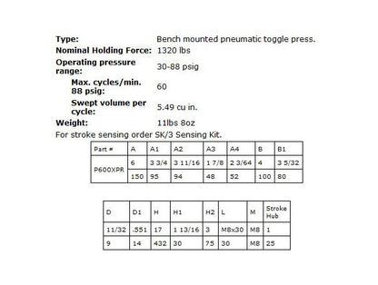Precision Bench Mounted Manual Toggle Press - Image 2
