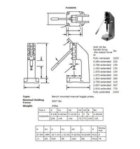 Heavy-Duty Bench Mounted Manual Toggle Press