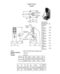 Industrial Grade Pneumatic Toggle Press