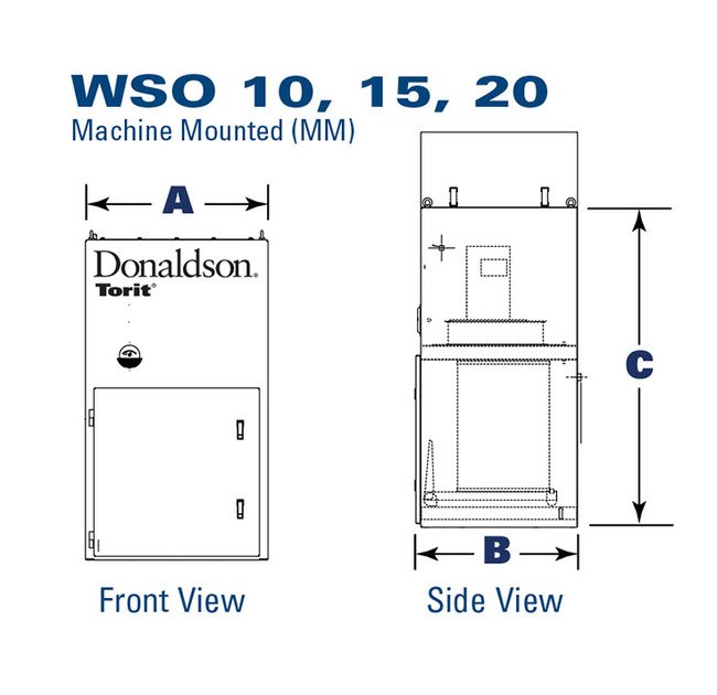 WSO Mist Collector - 850 CFM Nominal Airflow - Donaldson Torit - Image 2