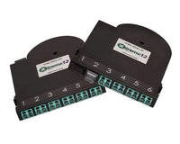 Aqua, Xtreme Low Loss (XL) and Bend Insensitive Xtreme12™ 10 Gigabit (G) Ethernet Cassette Module