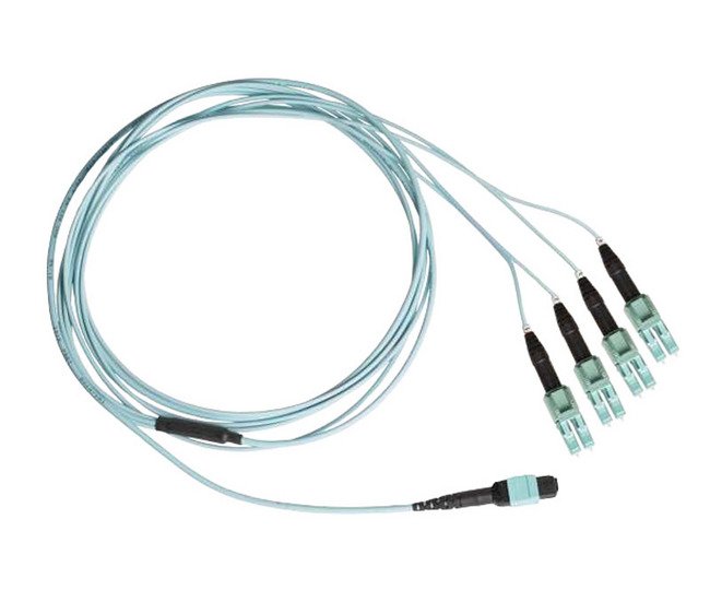 Xtreme8™ and Xtreme12™ Quad Small Form-Factor Pluggable (QSFP) to Enhanced Small Form-Factor Pluggable (SFP+) Data Center Harnesses - Image 1