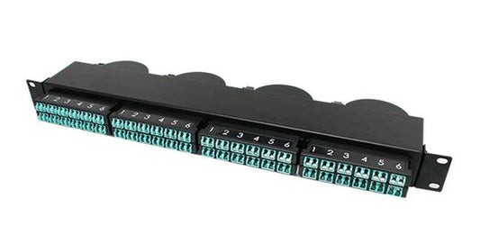 96 Port Count 8 Module Capacity Xtreme12™ Patch Panel with Rear Cable Manager - Image 1