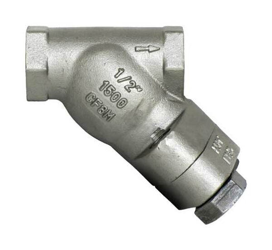 Sure Flow YTC1500SS 1/2 Inch Cast Stainless Steel Y Strainer - Image 1