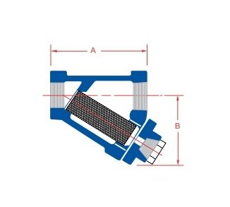 Sure Flow TB150 Bronze NPT/Sweat Y Strainer - 1.5" - Image 2