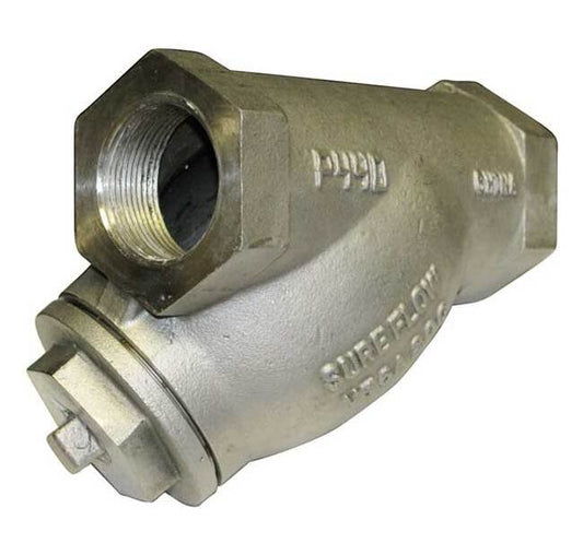 Sure Flow YT6A20 1 Inch Alloy 20 Cast Y Strainer - Image 1