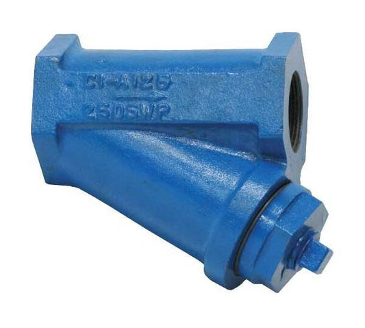 Sure Flow T250 1 1/4 Inch Cast Iron Threaded Y Strainer - Image 1