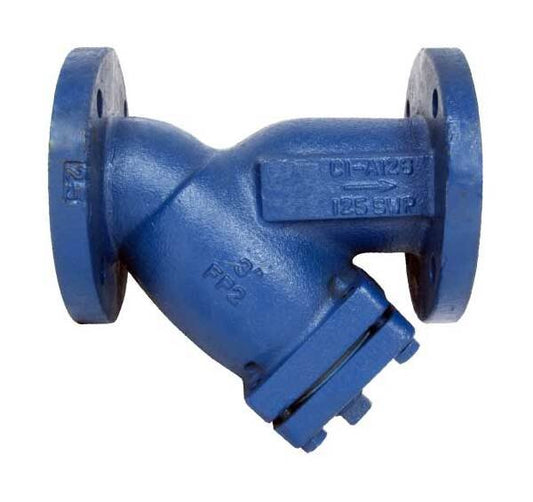 Sure Flow YF125 8 Inch Cast Iron Class 125 Flanged Y Strainer - Image 1