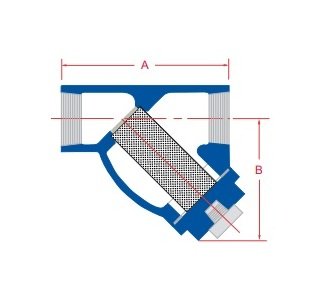 Sure Flow YT6A20 Alloy 20 Cast Y Strainer 3-Inch Threaded - Image 2