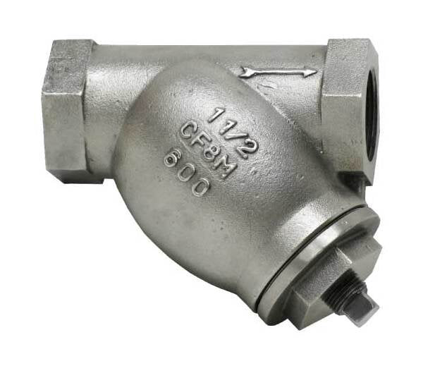 Sure Flow YT6 3/4" Cast Steel NPT Y Strainer - Image 1