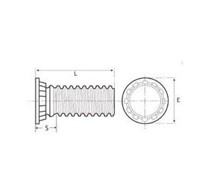 Stainless Steel Self-Clinching Blind Stud
