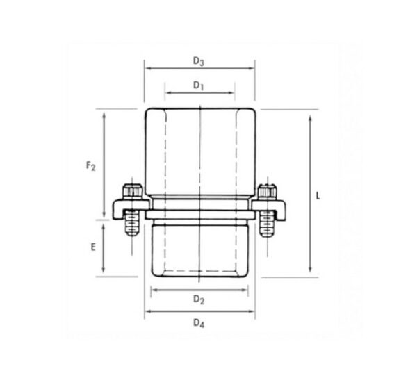 Metric Demountable Bushing - 40mm Post Diameter