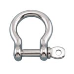 Marine Grade Stainless Steel Bow Shackle with Screw Pin