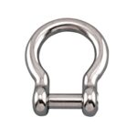 Premium Stainless Steel Flush Pin Bow Shackle