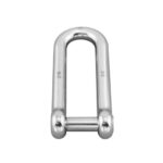 316 Stainless Steel Long D Shackle with No Snag Pin