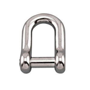 Marine Grade Stainless Steel Straight D Shackle