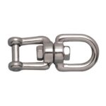 Premium Stainless Steel Eye & Jaw Swivel with No Snag Pin