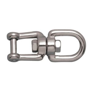 Premium Stainless Steel Eye & Jaw Swivel with No Snag Pin