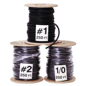 #3/0 Heavy-Duty Welding Cable - 75 ft